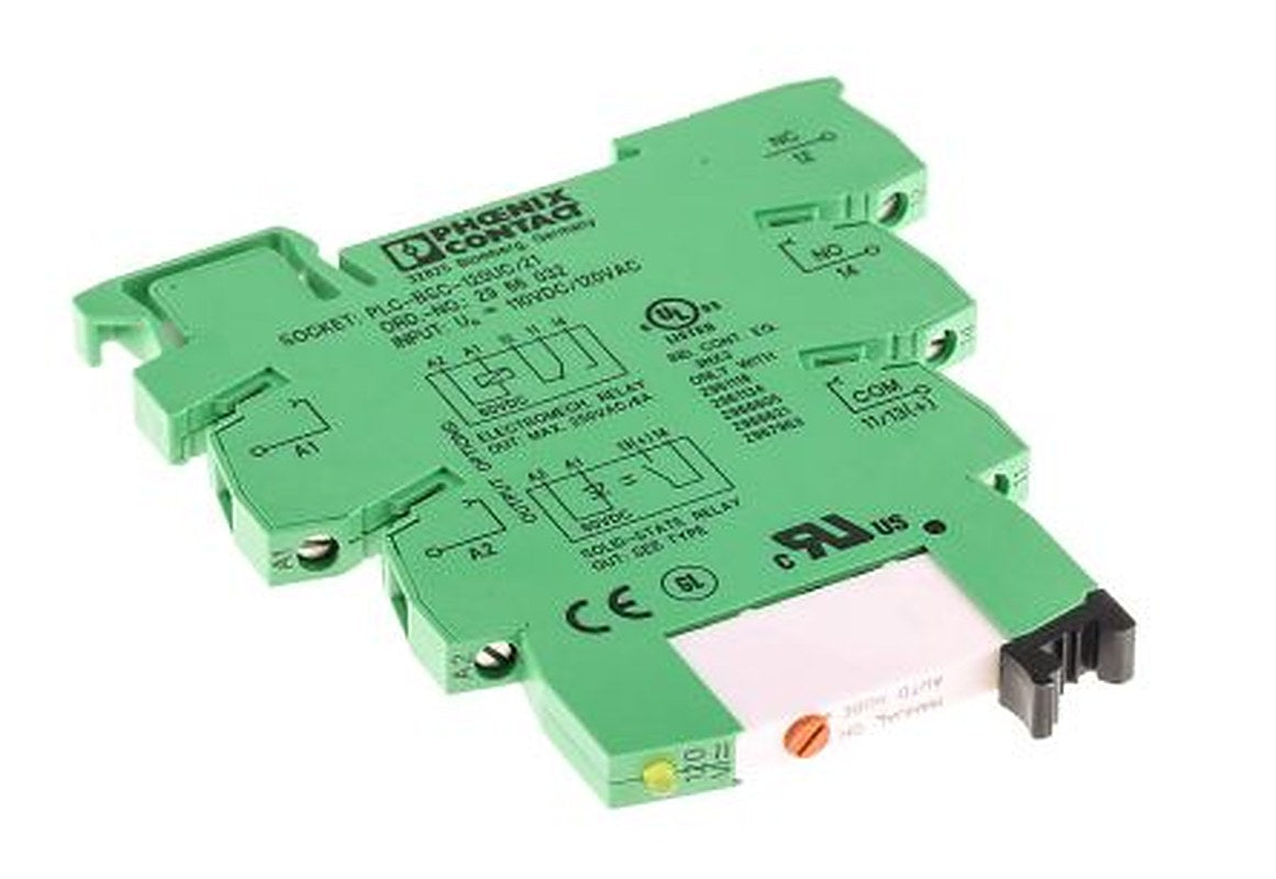 Phoenix Contact PLC-RSC-120UC/21/MS Series Interface Relay, DIN Rail, 110V ac/dc Coil, SPDT, 15.3mA