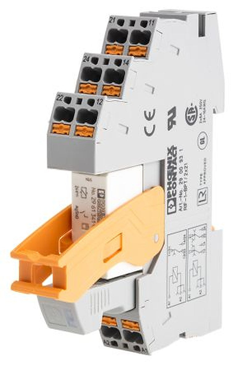 Phoenix Contact DIN Rail Interface Relay, 24V dc Coil, 100mA Switching Current, SPST
