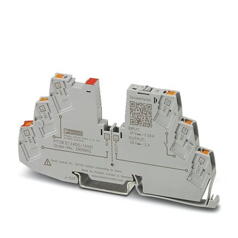 Phoenix Contact PTCB E1 PTCB Electronic Circuit Breaker 1A 24V, DIN Rail Type E
