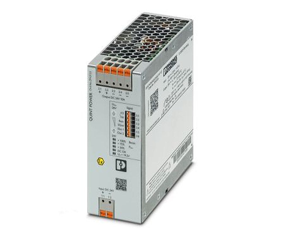 Phoenix Contact QUINT POWER DC/DC Converter, 24V dc/ 10 A, 32V dc Input, 18V ac Input, DIN Rail, 70 °C Max Temp -40 °C