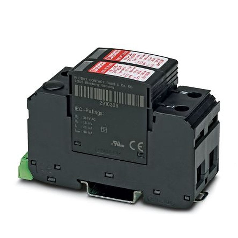 Phoenix Contact 1 Phase Surge Protector, 40 kA, 0.55 kV, DIN Rail