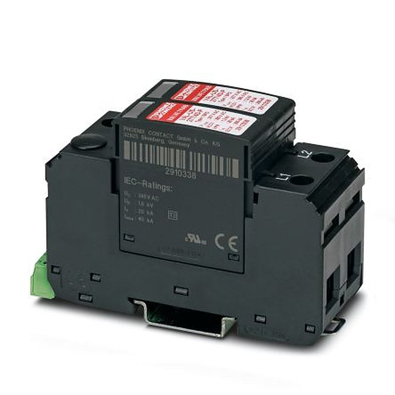 Phoenix Contact 1 Phase Surge Protector, 40 kA, 2500 V, DIN Rail