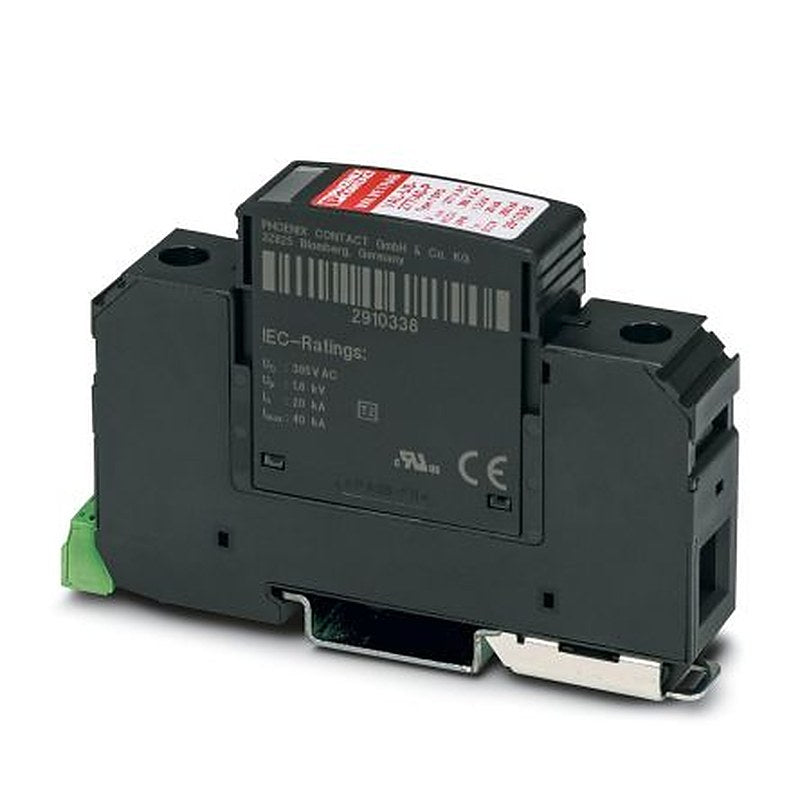 Phoenix Contact 1 Phase Surge Protector, 30 kA, 2000 V, DIN Rail