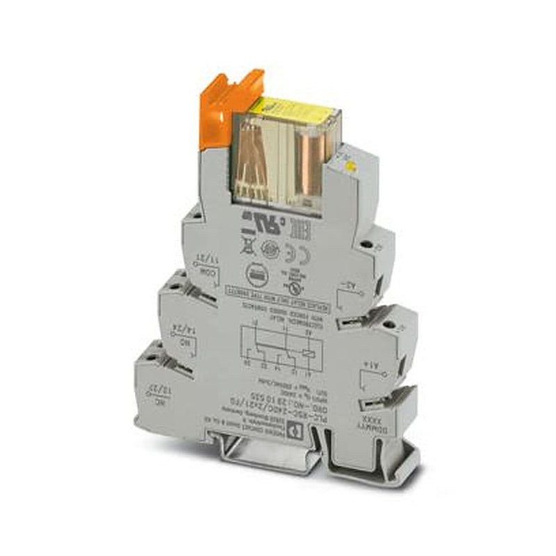 Phoenix Contact PLC-INTERFACE Series Relay Module, DIN Rail, 24V dc Coil, DPDT, 30mA