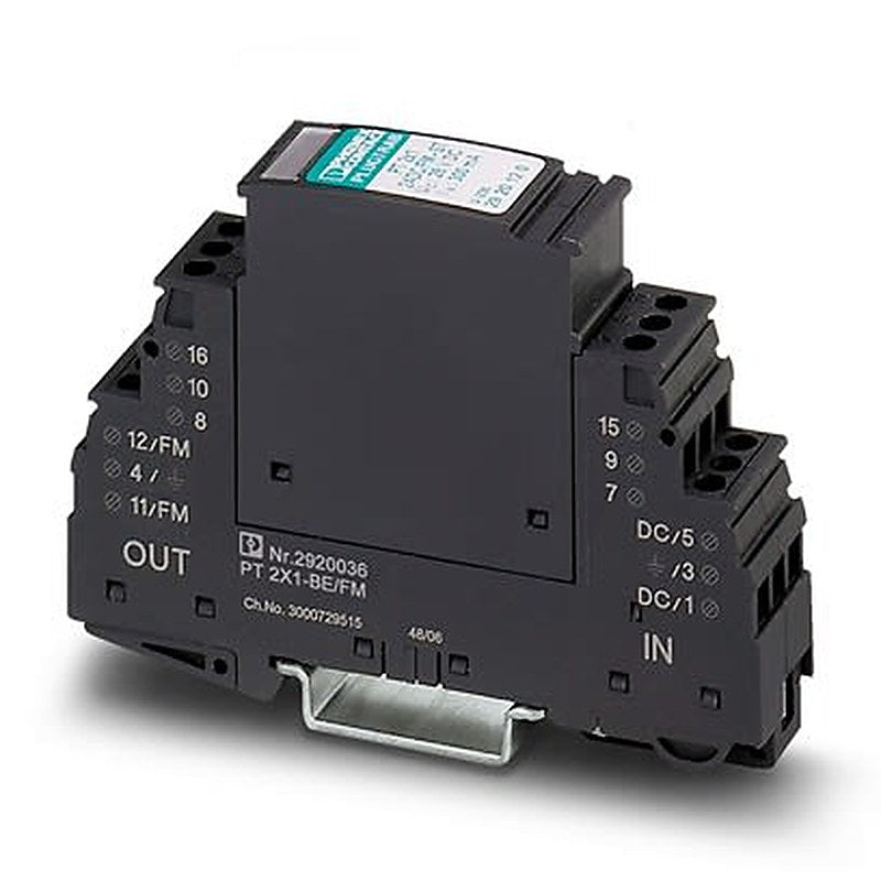 Phoenix Contact, PLUGTRAB PT Surge Protection Plug 250V ac Maximum Voltage Rating 20 kA Maximum Surge Current Surge