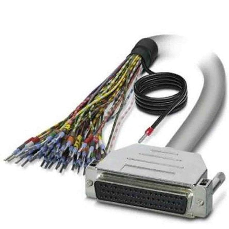 Phoenix Contact Female D-Sub 50-Pin Unterminated Serial Cable, 1 m Semi-Rigid Polyvinyl Chloride, D50SUB Series