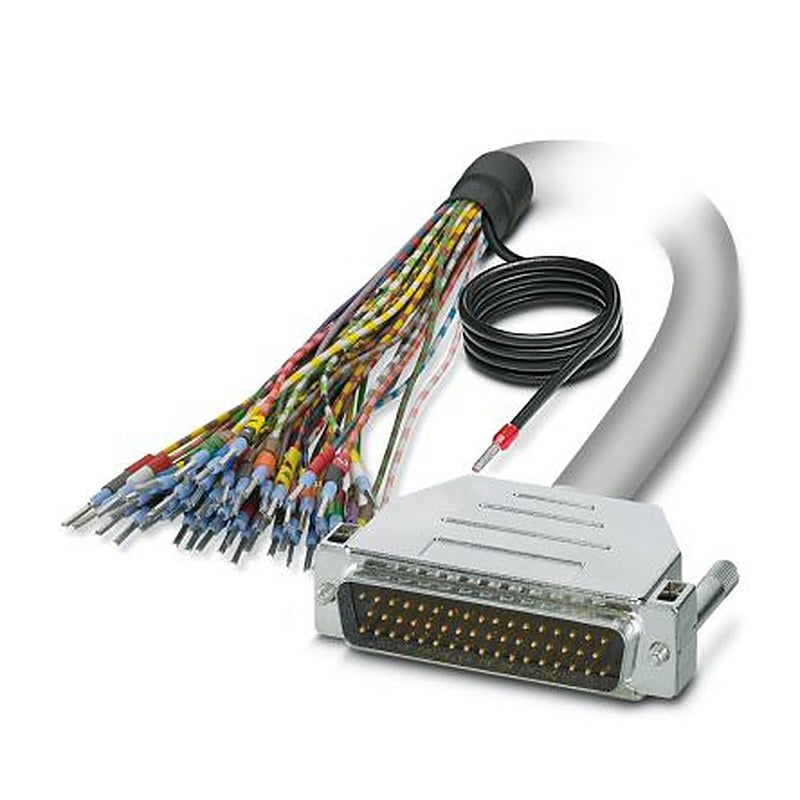 Phoenix Contact Male D-Sub Cable, 0.5 m Polyvinyl Chloride, CABLE-D50SUB Series