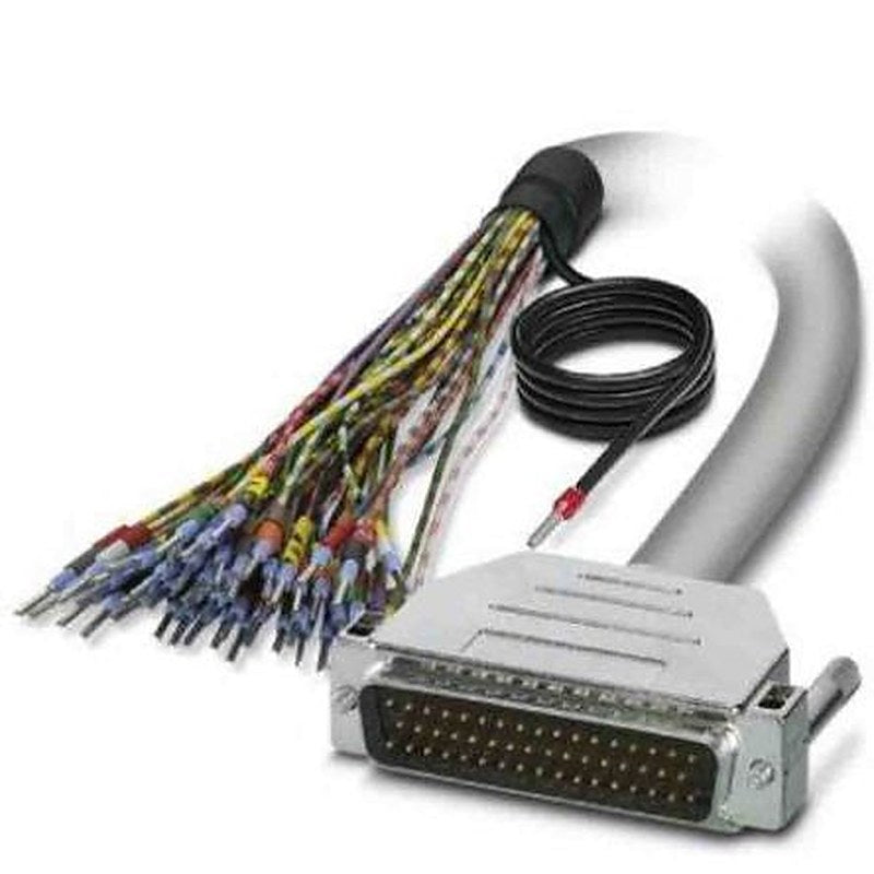 Phoenix Contact Male D-Sub 50-Pin Unterminated Serial Cable, 1.5 m Semi-Rigid Polyvinyl Chloride, D50SUB Series