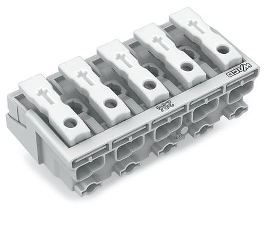 WAGO 294 Series Plug-in Connector Female, 5-Pole, 24A, 5-Way