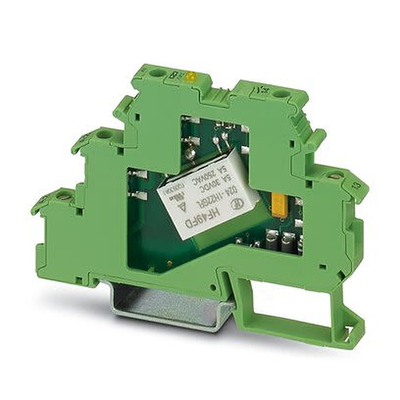 Phoenix Contact DIN Rail Relay Module, 24V ac/dc Coil, 1mA, DPST