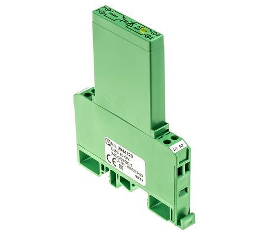 Phoenix Contact EMG 10-OV- 24DC/24DC/1 Series Solid State Interface Relay, DIN Rail Mount