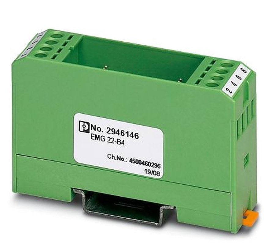 Phoenix Contact EMG 22-B4 Series Electronic Housing-Custom Circuit Module for Use with Solid State Relay Module