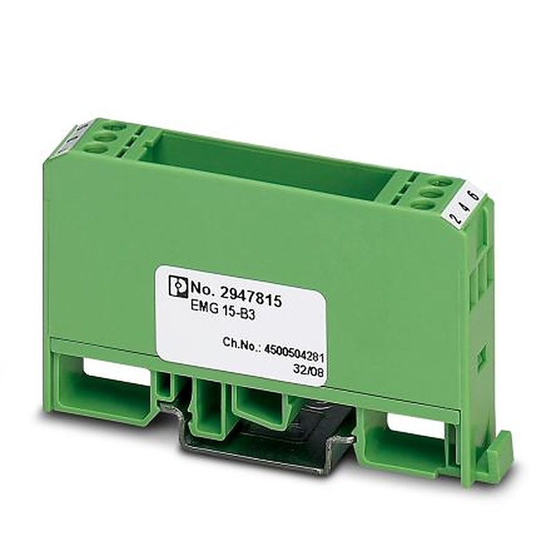 Phoenix Contact EMG 15-B3 Series Electronic Housing-Custom Circuit Module for Use with Solid State Relay Module