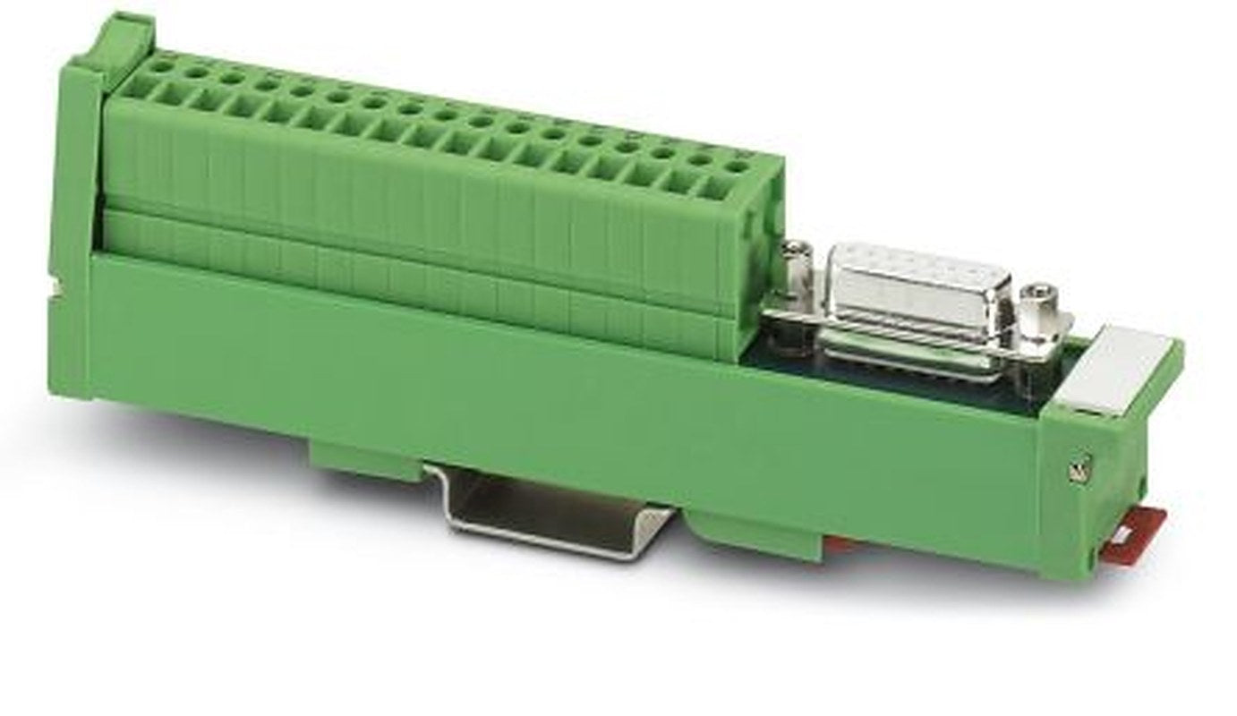 Phoenix Contact 15-Contact Female Interface Module, D-Sub Connector, DIN Rail, 2.5A
