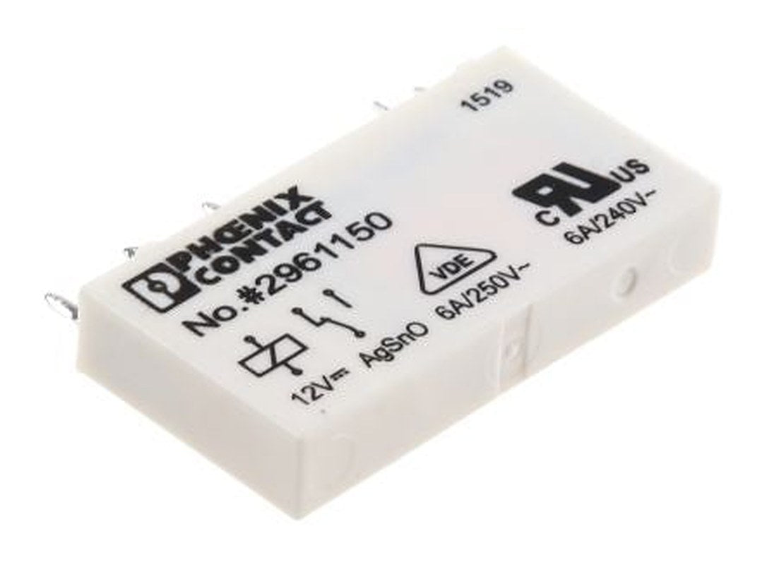 Phoenix Contact PCB Power Relay, 12V dc Coil, 6A Switching Current, SPDT