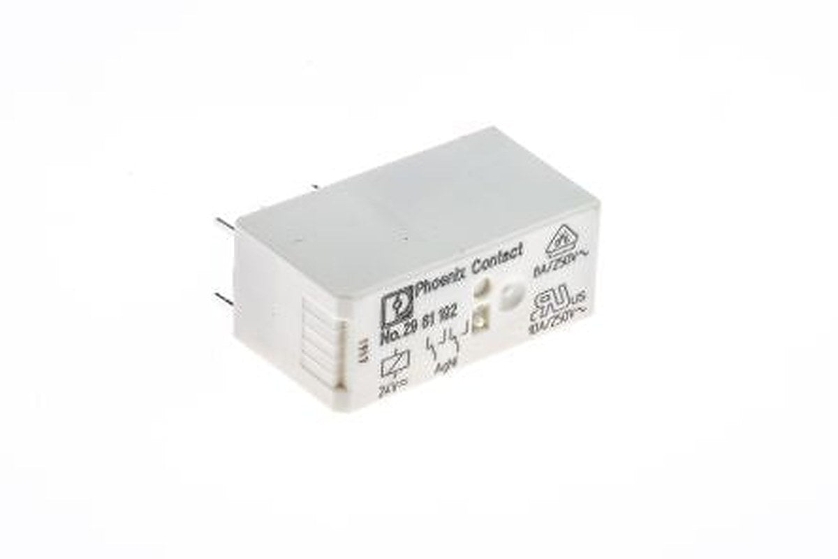 Phoenix Contact PCB Power Relay, 24V dc Coil, 8A Switching Current, DPDT