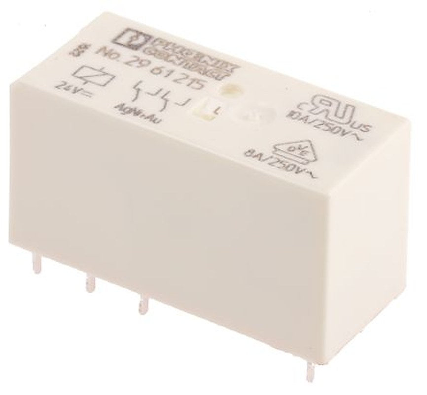 Phoenix Contact PCB Power Relay, 24V dc Coil, 10A, DPDT