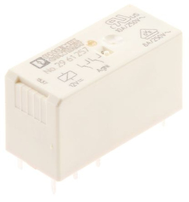Phoenix Contact PCB Power Relay, 12V dc Coil, 8A Switching Current, DPDT