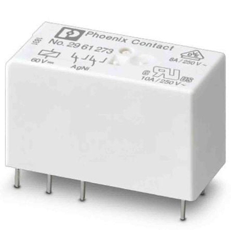 Phoenix Contact PCB Power Relay, 60V dc Coil, 10A Switching Current, DPDT