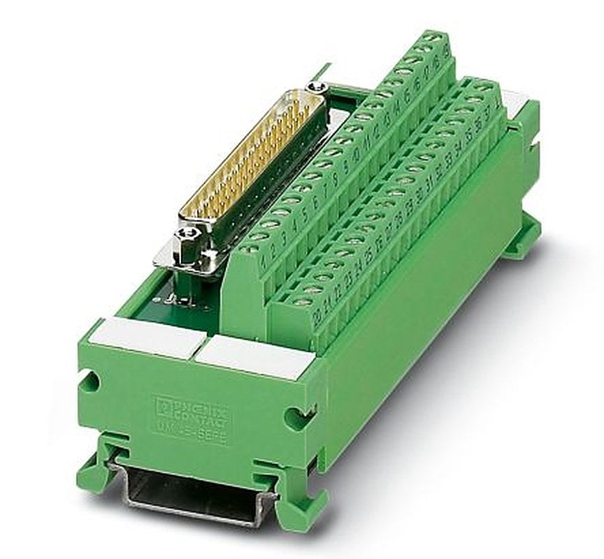 Phoenix Contact UM 45-D Series 9-Contact Female Interface Module, D-Sub Connector, DIN Rail, 2.5A