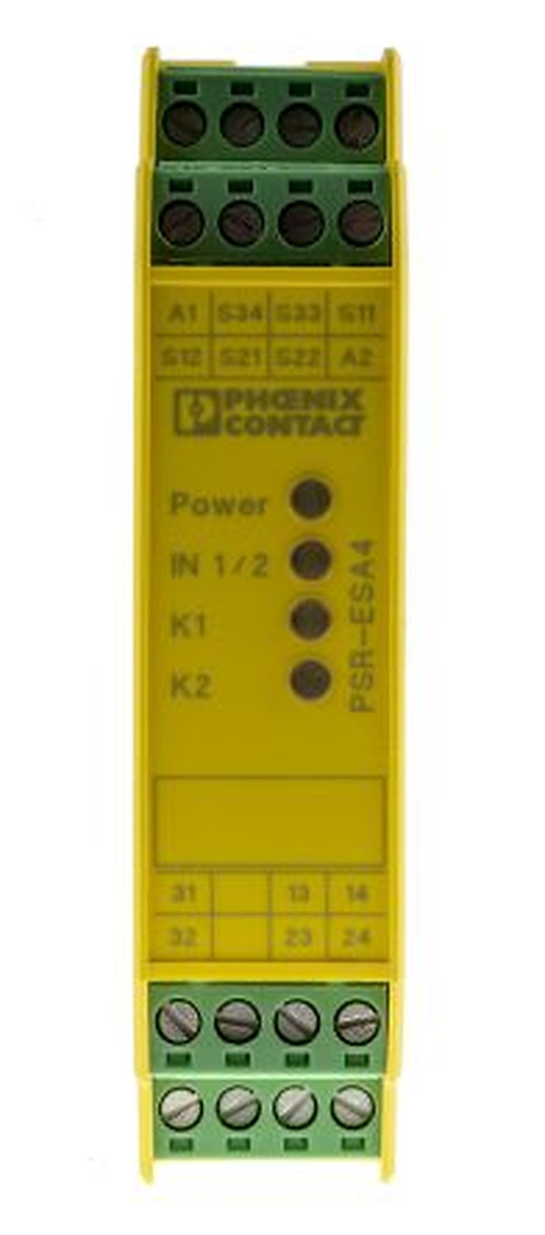 Phoenix Contact PSR-SCP- 24UC/ESA4/2X1/1X2, 24V ac/dc Safety Relay, 2 Safety Contacts, 1