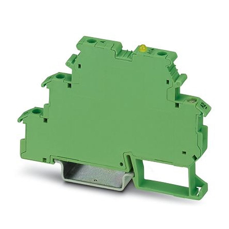 Phoenix Contact 2964542 DEK Series DIN Rail Terminal Block Green, 2.5mm², 3-Level, Screw