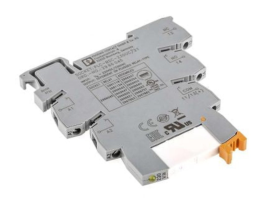 Phoenix Contact PLC-RSC-230UC/21 Series Interface Relay, DIN Rail, 230V ac/dc Coil, SPDT, 3.2mA