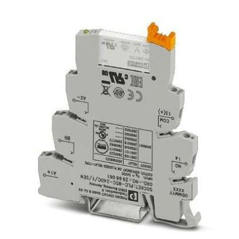 Phoenix Contact PLC Series Interface Relay, DIN Rail, 24V dc Coil, SPST