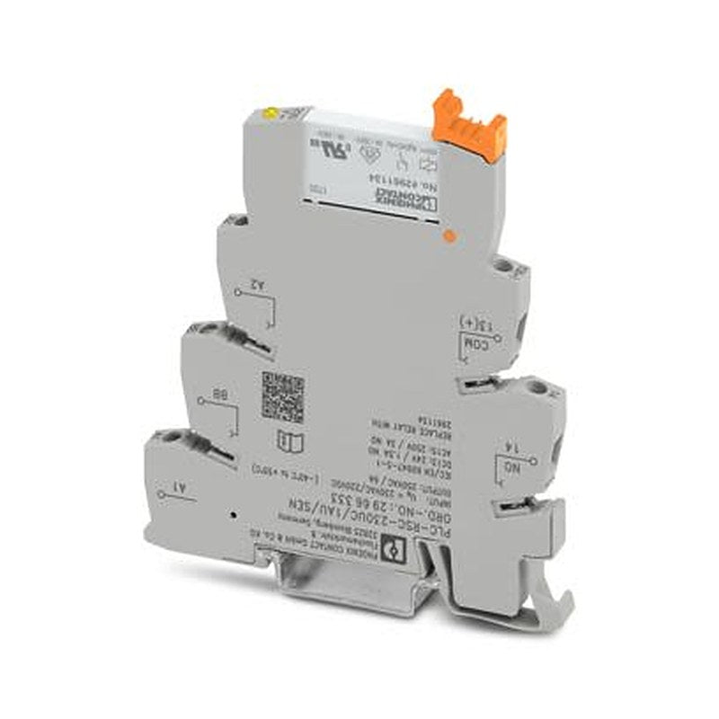 Phoenix Contact Relay Module, DIN Rail, 230V ac Coil, SPST, 3.2mA