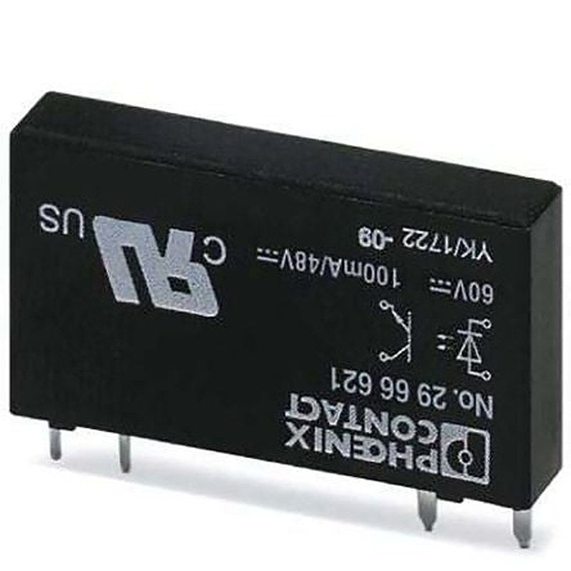 Phoenix Contact OPT-60DC/48DC/100 Series Solid State Relay, 100 mA Load, PCB Mount, 66 V dc Load, 66V dc Control