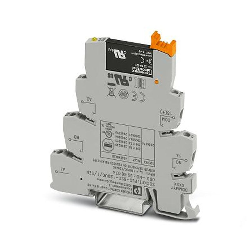 Phoenix Contact PLC Series Solid State Relay, 100 mA Load, DIN Rail Mount, 48 V Load, 132121V ac/dc Control