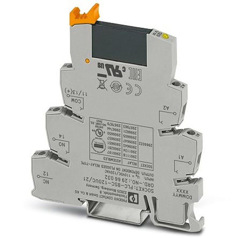 Phoenix Contact PLC-OSC-120UC/230AC/1 Solid State Interface Relay 24V ac, 253 V ac DIN Rail Screw