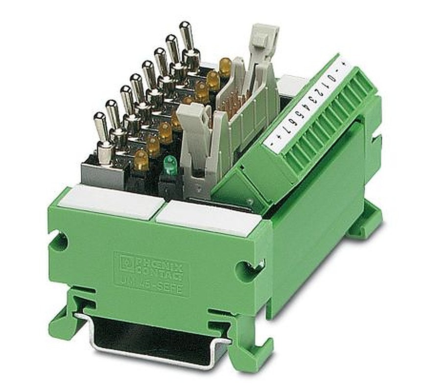 Phoenix Contact 14-Contact Male Interface Module, FLK, IDC Connector, DIN Rail, 8A