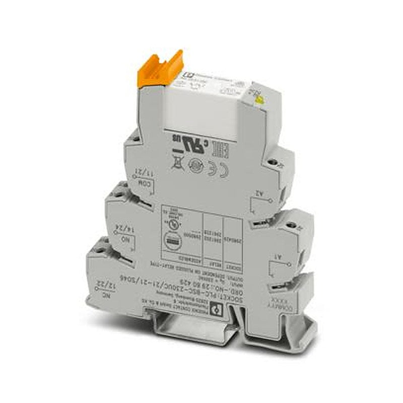 Phoenix Contact PLC-INTERFACE Series Relay Module, DIN Rail, 230V ac Coil, DPDT, 9mA