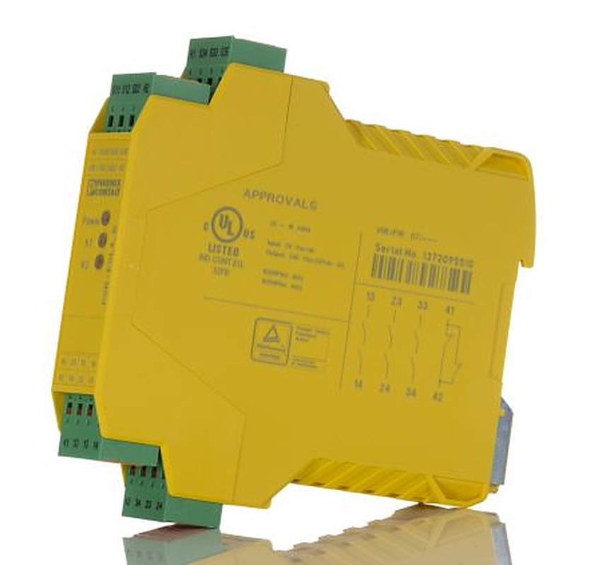 Phoenix Contact PSR-SPP- 24UC/ESL4/3X1/1X2/B, 24V ac/dc Safety Relay, 4 Safety Contacts