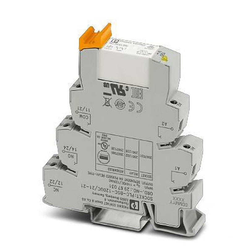 Phoenix Contact PLC-RSC- 24UC/ 1/S/H Series Interface Relay, DIN Rail, 24V ac/dc Coil, SPST, 11mA