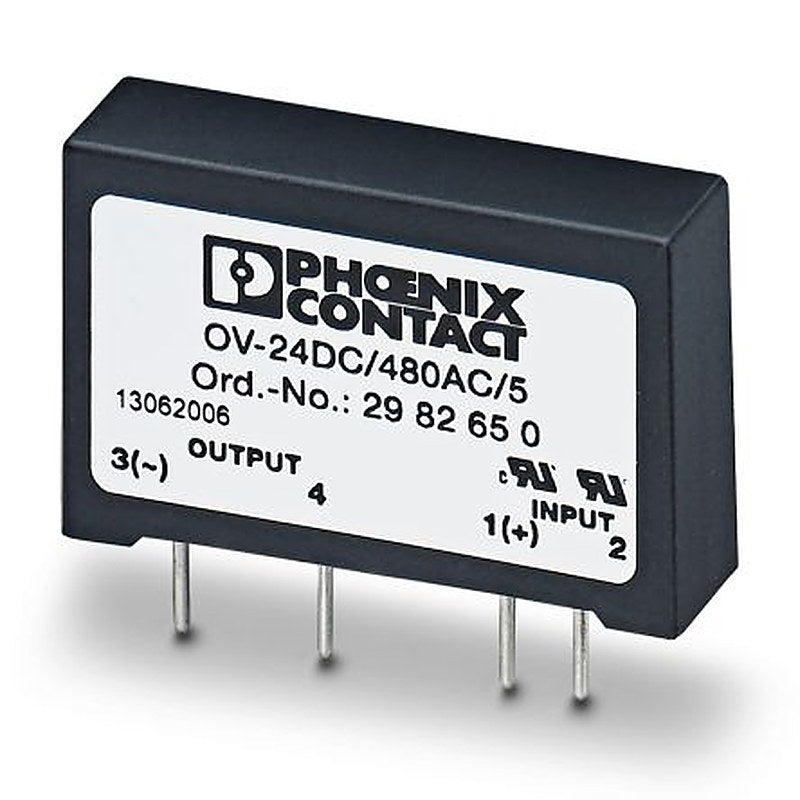 Phoenix Contact OV-24DC/480AC/5 Series Solid State Relay, PCB Mount, 24 V dc Load