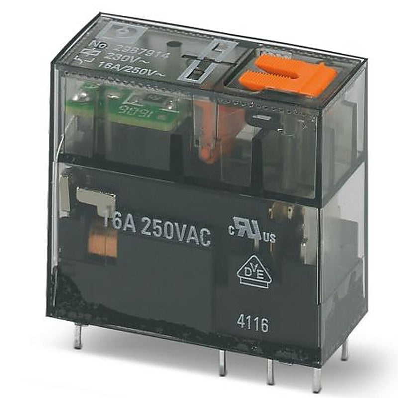 Phoenix Contact Power Relay, 230V ac Coil, 16A Switching Current, SPDT