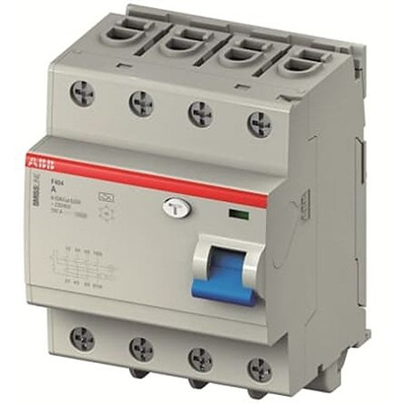 ABB F404 Series USB Type A, 63A, 4-Pole, 300 mA, Type A, 1 kA 400V