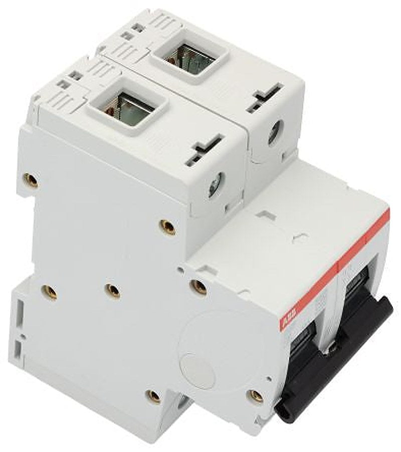 ABB High Performance S800S Miniature Circuit Breaker, 2-Pole, 80A, Type C, 690V ac AC, 250 V dc DC, 50 kA Breaking