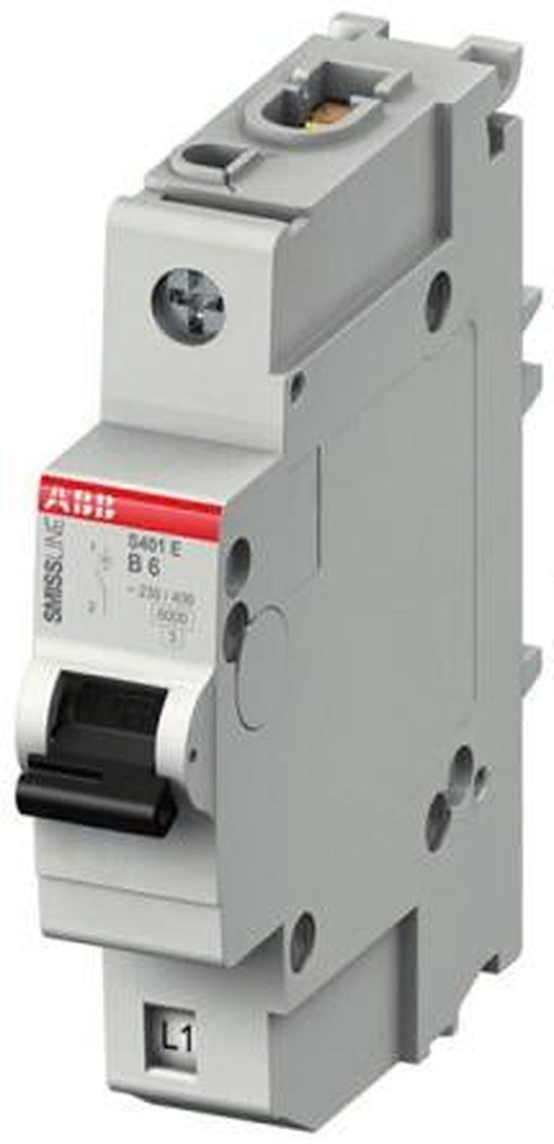 ABB SMISSLINE TP S400E Miniature Circuit Breaker, 1-Pole, 8A, Type B, 400V ac AC, 6 kA Breaking Capacity