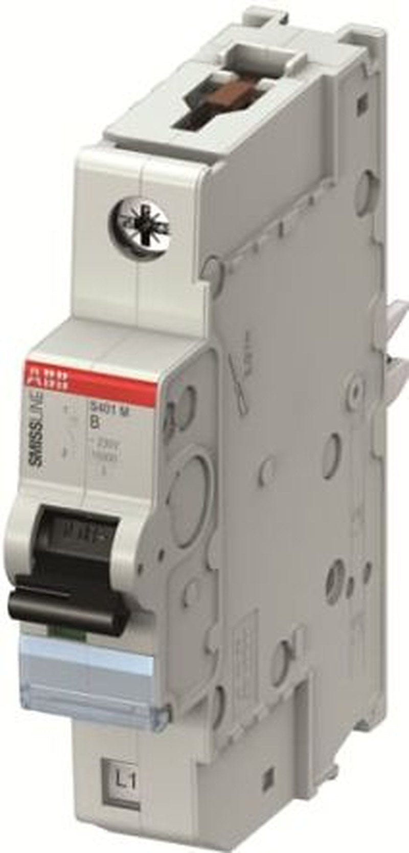 ABB S401M Miniature Circuit Breaker, 1-Pole, 25A, Type B, 12V ac AC, 10 kA Breaking Capacity
