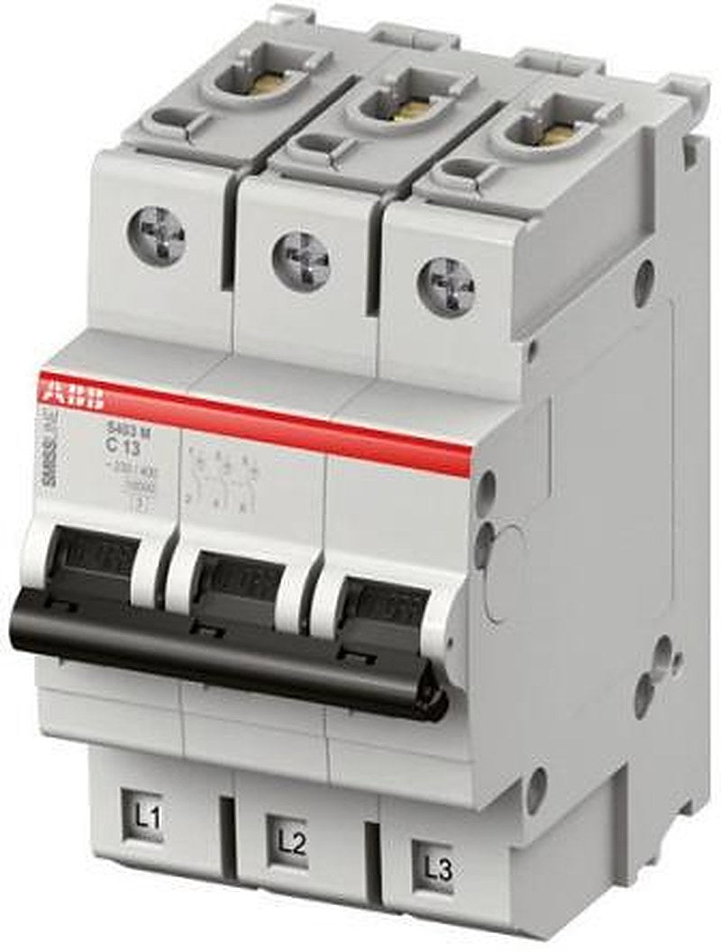 ABB SMISSLINE TP S400M Miniature Circuit Breaker, 1-Pole, 50A, Type C, 400V ac AC, 10 kA Breaking Capacity