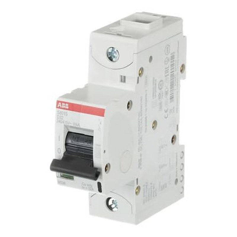 ABB S800S Miniature Circuit Breaker, 1-Pole, 25A, Type D, 240V ac AC, 50 kA Breaking Capacity