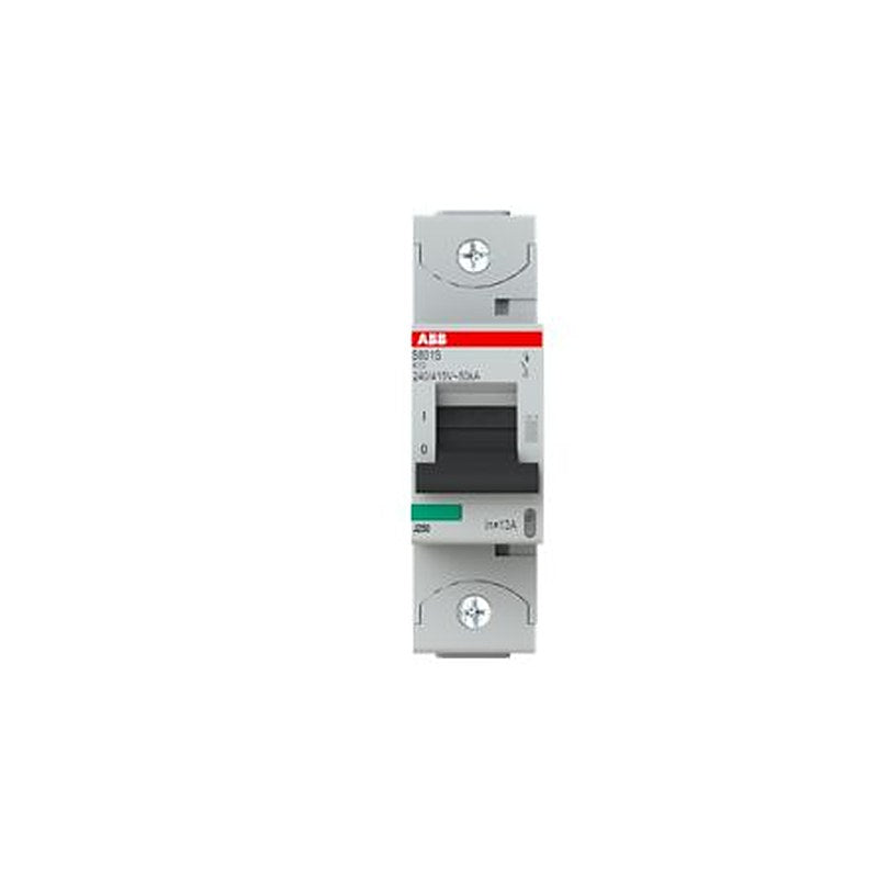 ABB S800S Miniature Circuit Breaker, 1-Pole, 13A, Type K, 240V ac AC, 50 kA Breaking Capacity