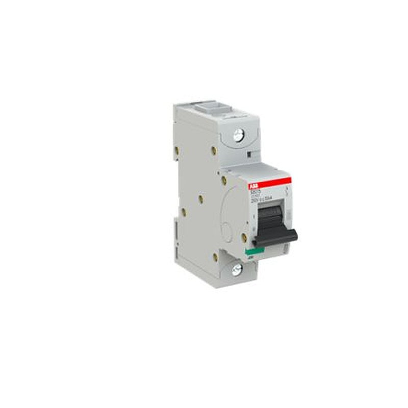 ABB S801S Miniature Circuit Breaker, 1-Pole, 63A, UC-K, 1500V ac AC, 250 V dc DC, 50 kA Breaking Capacity