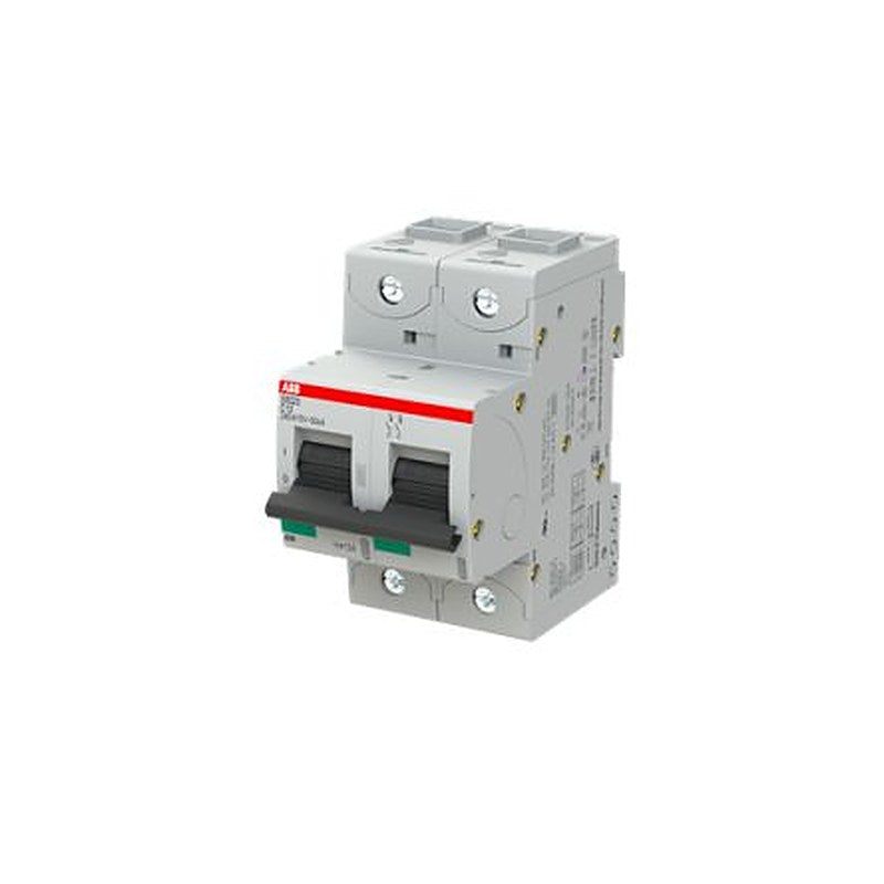 ABB S800S Miniature Circuit Breaker, 2-Pole, 13A, Type C, 240V ac AC, 50 kA Breaking Capacity