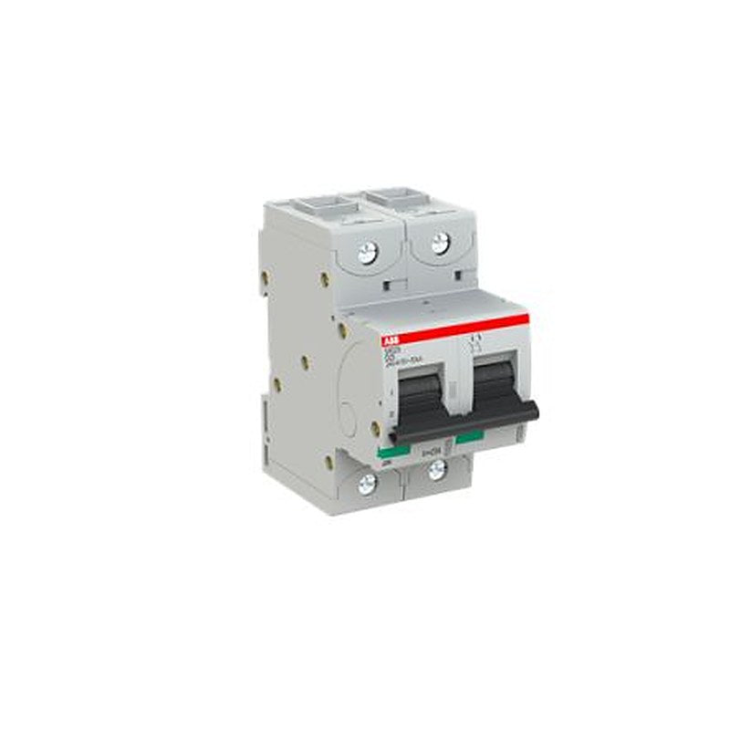 ABB S800S Miniature Circuit Breaker, 2-Pole, 25A, Type D, 240V ac AC, 50 kA Breaking Capacity