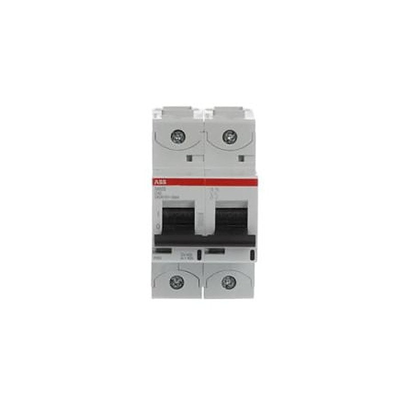ABB S800S Miniature Circuit Breaker, 2-Pole, 40A, Type C, 240V ac AC, 50 kA Breaking Capacity