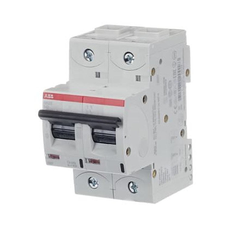 ABB S800S Miniature Circuit Breaker, 2-Pole, 40A, Type B, 240V ac AC, 50 kA Breaking Capacity